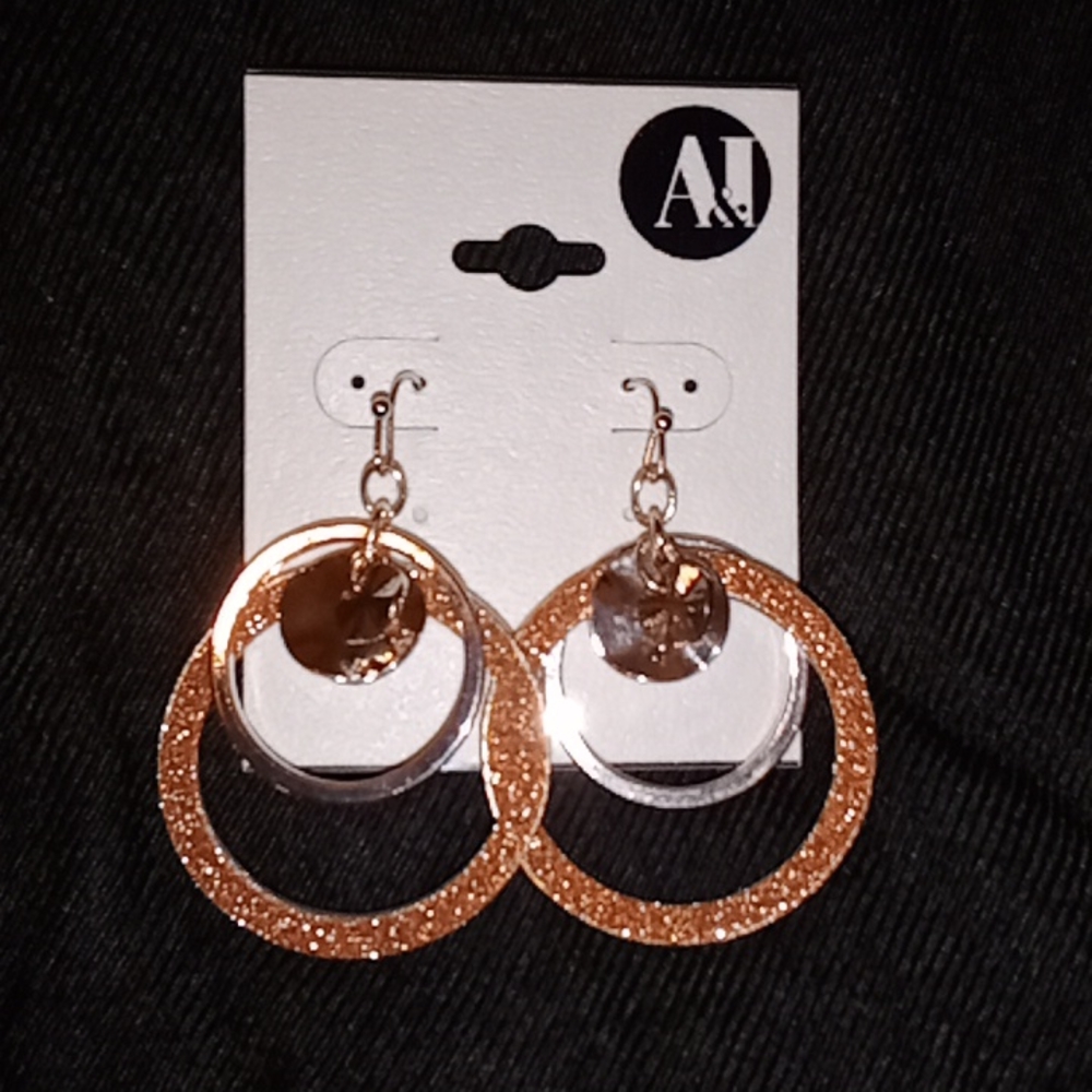 Women's Earrings A&I Rose & Hematite